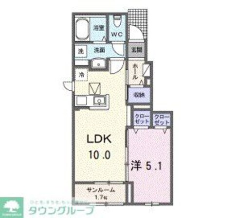 ヴィラ サンリットの物件間取画像